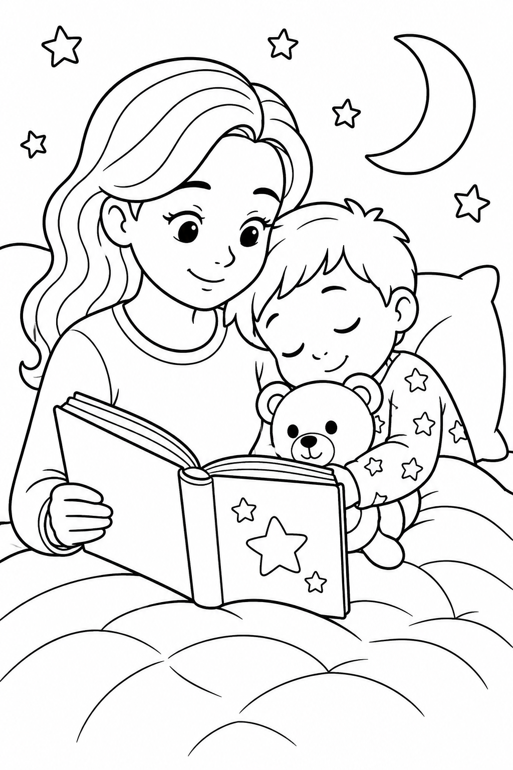 Kids education coloring page