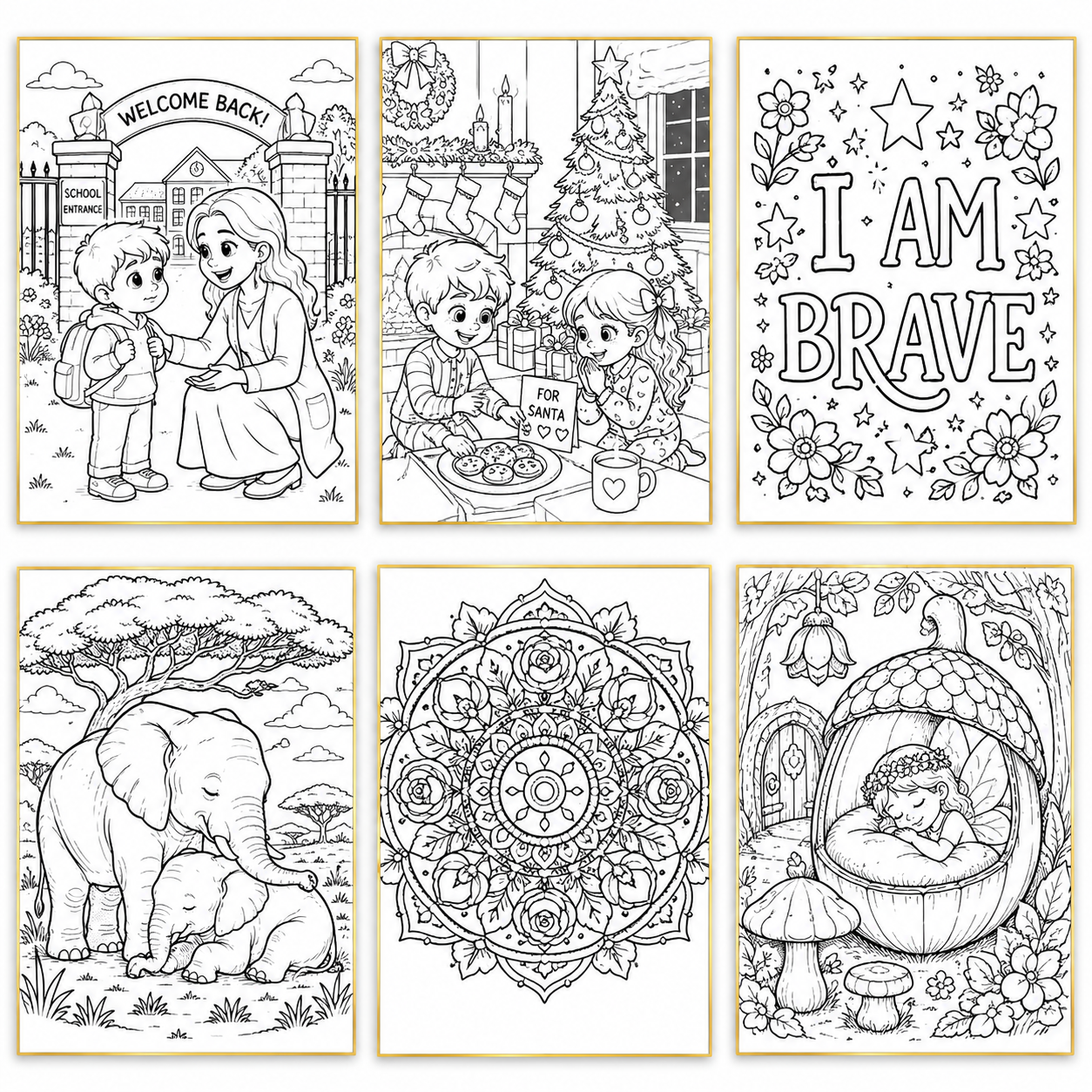 Mandala coloring page